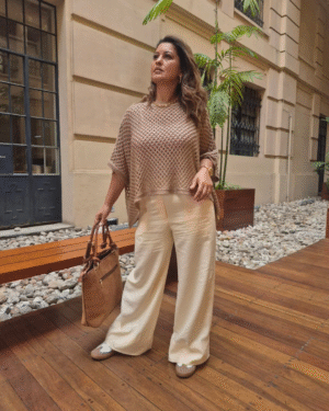 Calça Pantalona Color