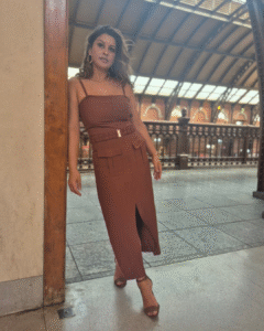 Vestido Midi com alça