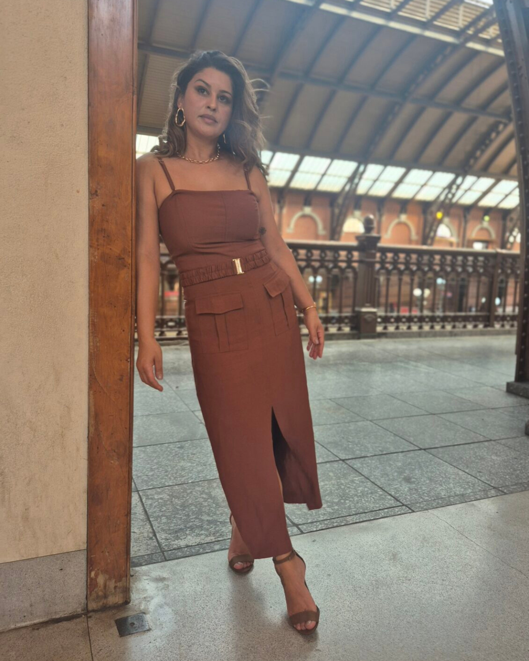 Vestido Midi com alça