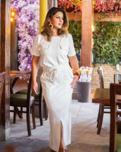 Conj. Blusa e Saia Moletinho Premium MC