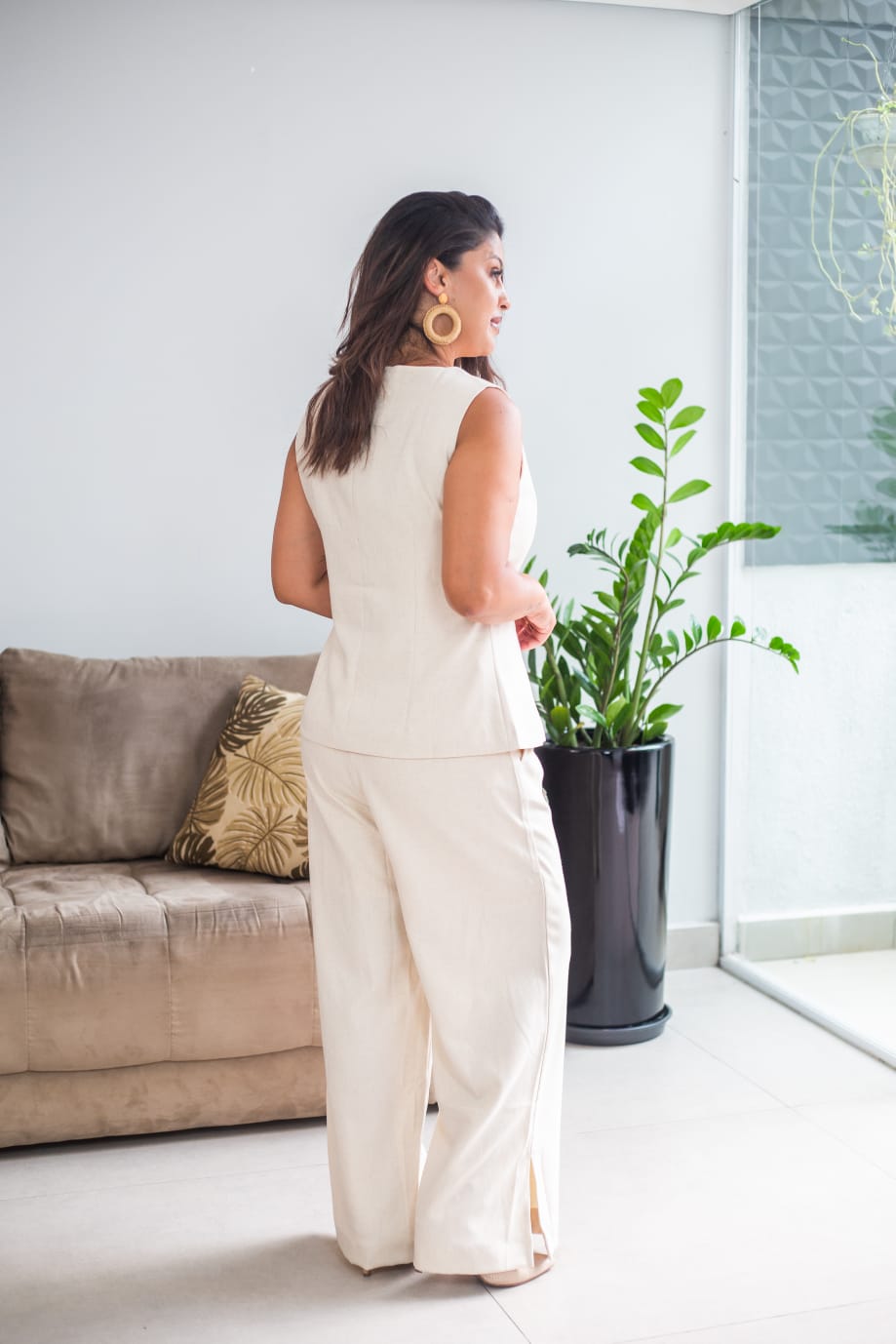 Calça Harmonia em alfaiataria - Imagem 3